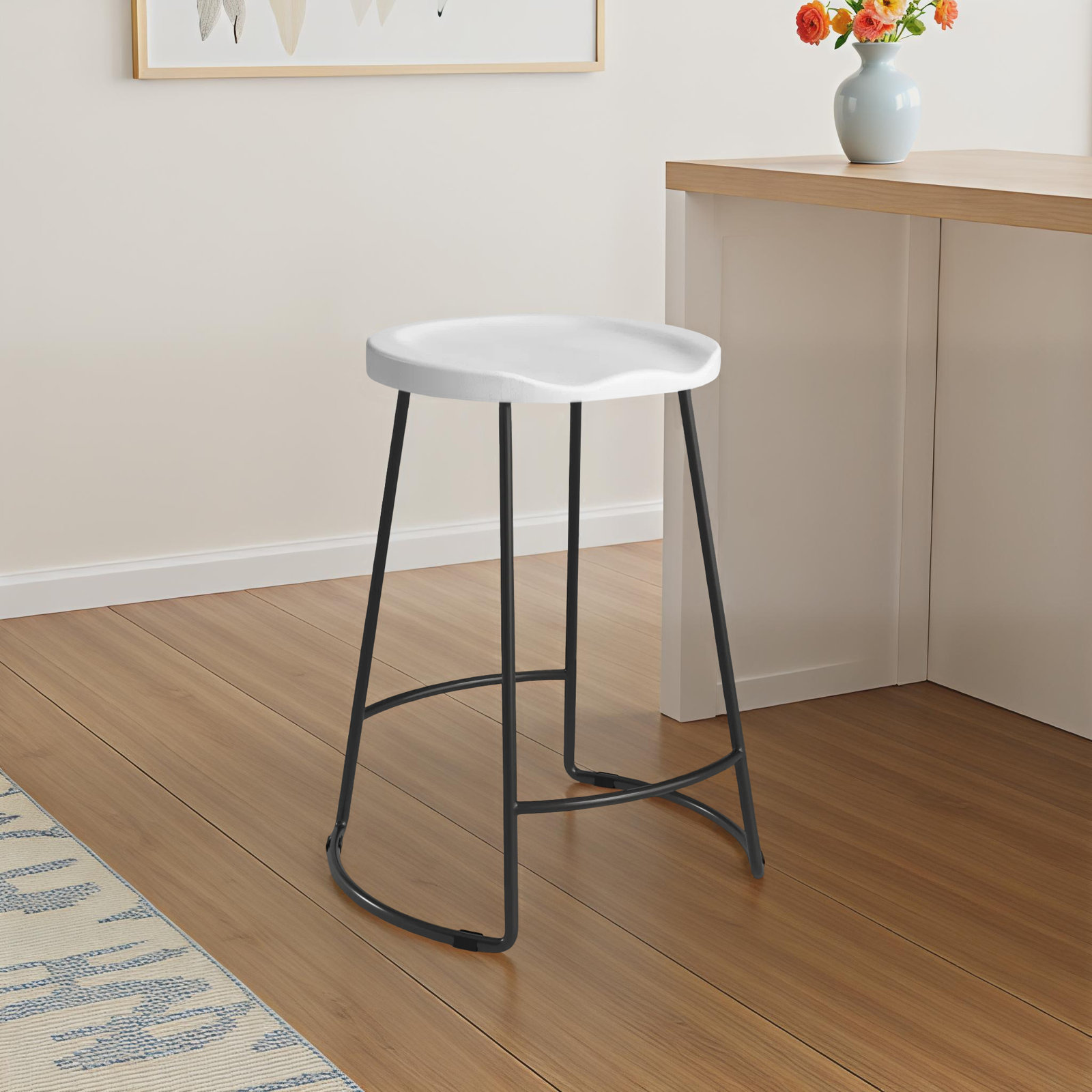 Bilbrook Solid Wood 25" Counter Stool