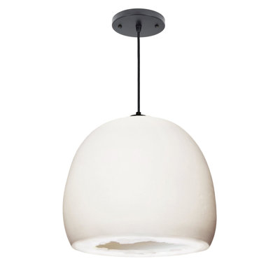Luminaire suspendu en forme de globe à 1 lumière avec détails en cristal Geode