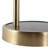 Jackins Stylish Marble Accent Side Table With A Sleek Frame - Minimalist Narrow End Table Convenient For Living Room Or As Cocktail Tables - 23.25", Black & Gold