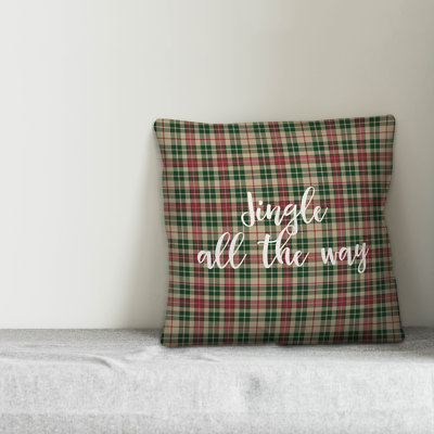 Plaid Throw Pillow