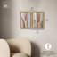 Gilded Stripes Duo Canvas Print Boho Beige Wall Art Set by Art Remedy, Black Frame, 10 x 15-447416308-447416300