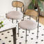 Ambri Rattan Back Fabric Upholstered Side Chair-777129695-793124534