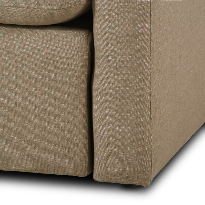 Tillery 78" Upholstered Power Reclining Loveseat, Nomad Taupe Crypton Performance Weave
