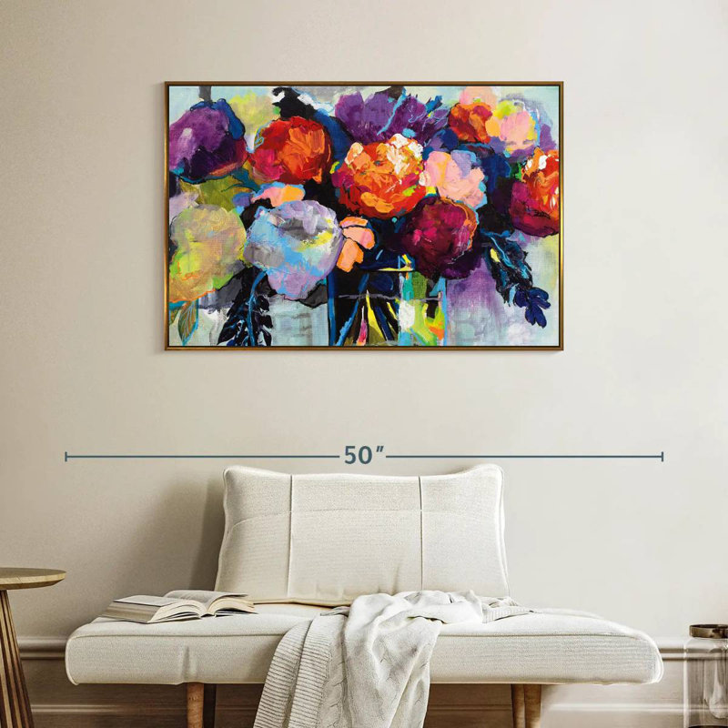 Birthday Celebration, Floating Frame Gold, 40" X 27"