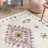 Higginson Diamond Shag Performance Ivory Rug-1685303707