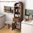 64" Tall Bathroom Storage Cabinet with Adjustable Shelves-118138640