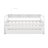 Priscyla Wood Daybed with 2 Trundles, 3 Storage Cubbies-2078704596