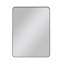 Miroir mural 30 po x 40 po, miroir rectangulaire noir, cadre en métal, miroir de meuble-lavabo