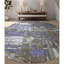 Hand Woven Silk and Wool Abstract Area Rug-70085447