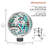 15"H Mosaic Gazing Globe with Scroll Pattern and Stand