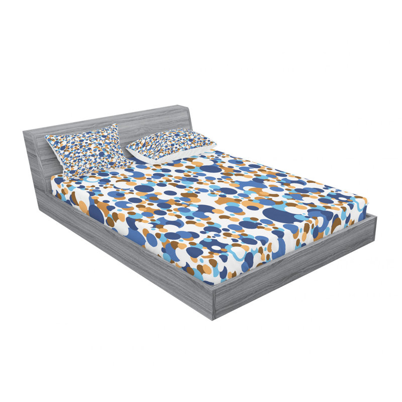 Microfiber Sheet Set, Queen Sheet Set with Fitted Sheet