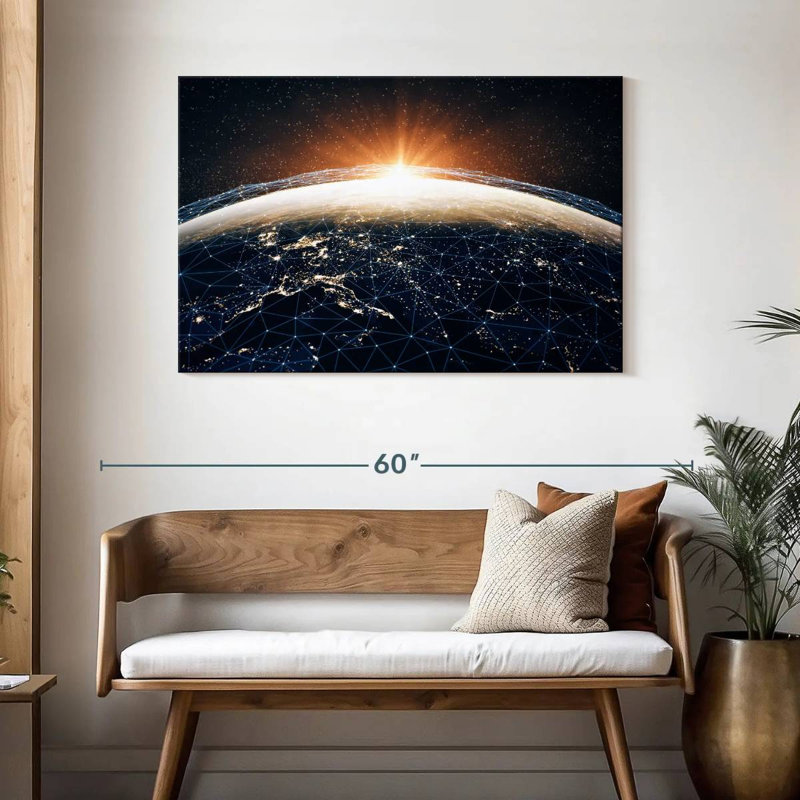 Keiri Digital World, 30" H x 45" W