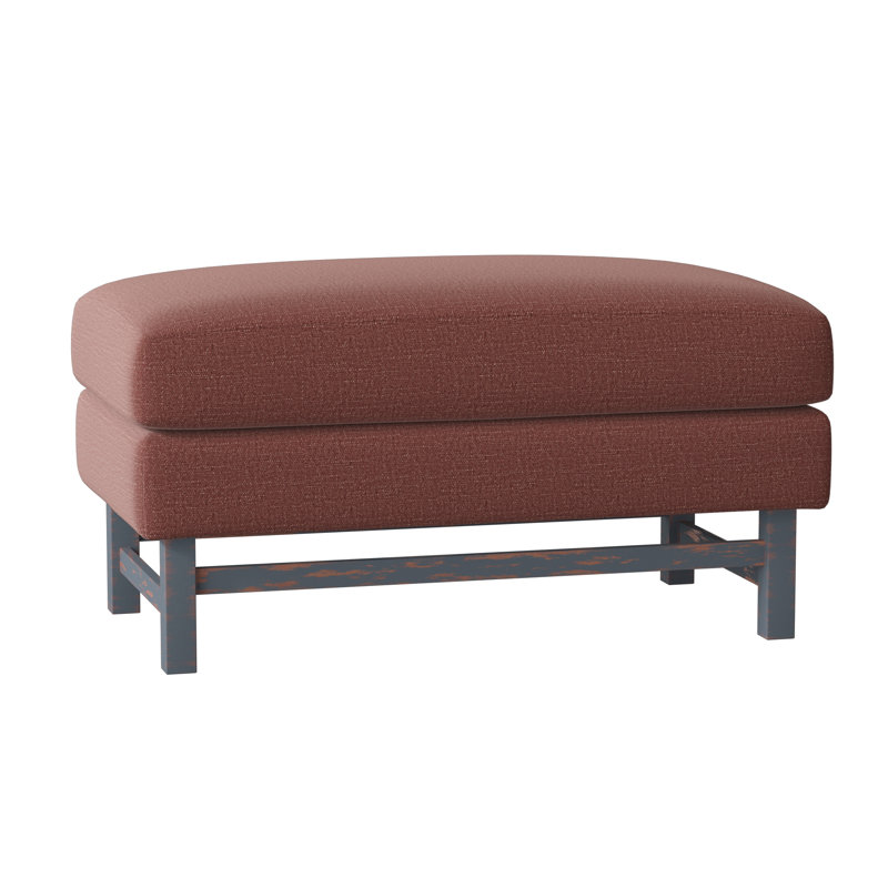 Edward Ottoman, Margaret Uniform, Vintage Ebony