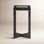 Alexzis Cast Glass End Table-Clear Cast Glass