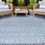 Tapis intérieur / extérieur bleu Urias-734965450