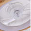 Ventilateur de plafond encastré Modern Lighthouse de 20 po avec lumière, DEL à intensité variable et moteur à courant continu réversible à 6 vitesses, bois naturel