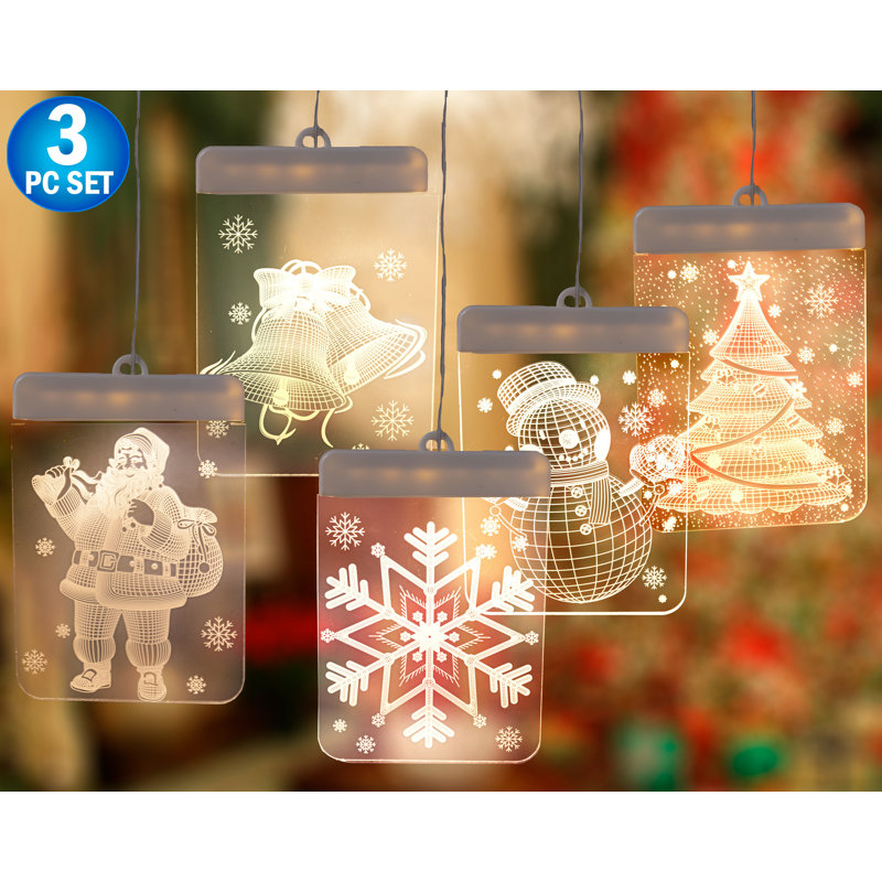 Hanging1 LED Lighted Window Décor