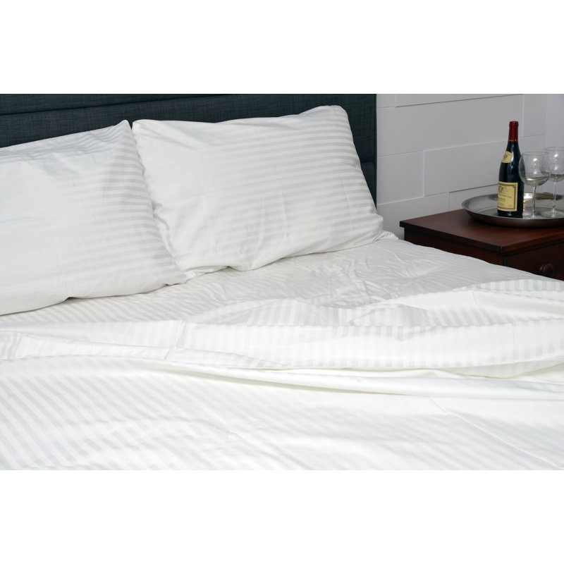 Ensemble de draps en percale 300 fils Venus, Double TG