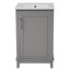 Petit meuble-lavabo avec lavabo en céramique et 1 porte à fermeture en douceur-1659257229