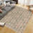 Washable Area Rug Boho Non-Slip Insect Botanical Carpet for Living Room, Bedroom, Dining Room, Playroom, Office – Indoor Throw Rug, Farmhouse Home Decor, Under Table Brown 5*7-1451897927-1451897929