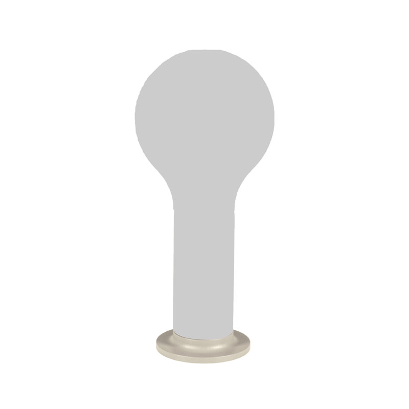 Pied de lampe ou pince Aplo, Gris argile