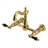 Kingston Brass Duchess Double-Handle 2-Hole Wall-Mount Bridge Kitchen Faucet-93672717