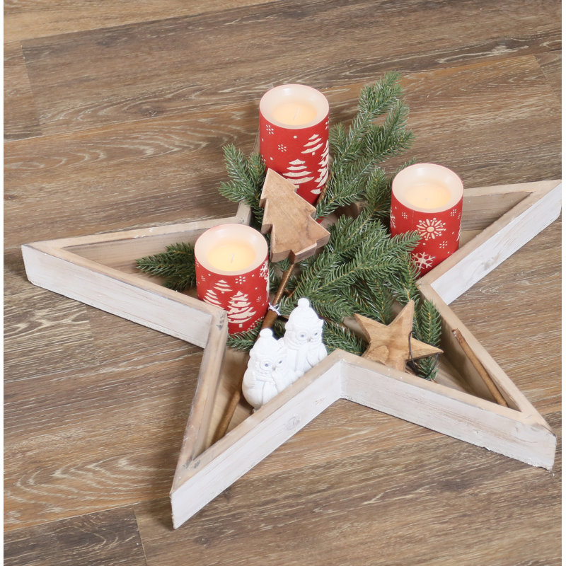 Tamiko Solid Wood Tray