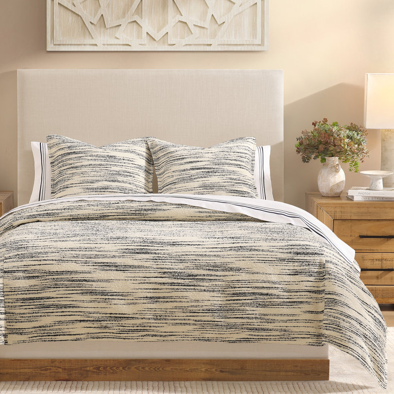Ensemble de housse de couette Cosmo, Housse de couette pour grand lit + 2 taies décora