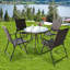 Chaise de terrasse pliante Basit