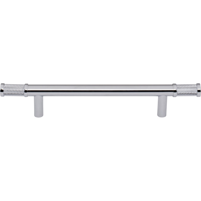 Burnham Bar Pull, Polished Chrome, 5 1/16" Center To Center