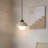 Modern Natural Stone And Wood Pendant Light