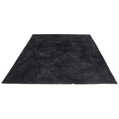 Tapis contemporain gris 7 x 9