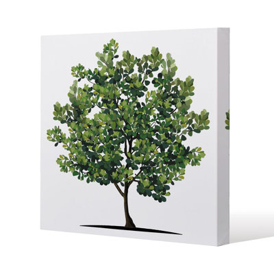 Tree Slim Style Canvas Print , 15mm Slim Real wood.
