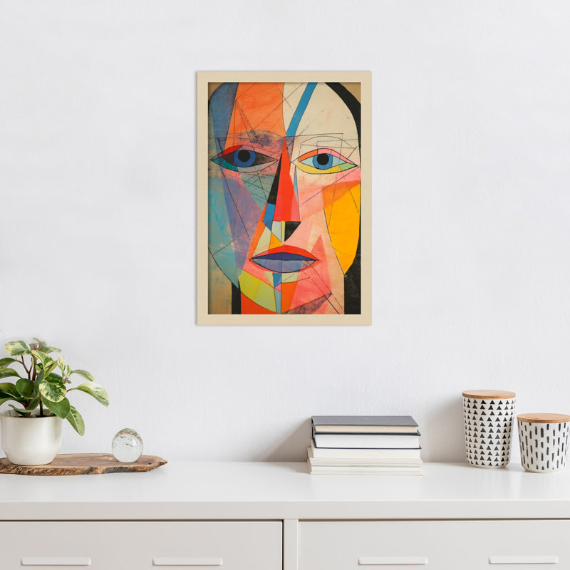The Face by Treechild, Brown, 21" H x 15" W