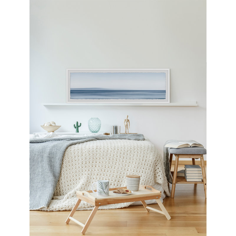 «Peaceful Waves», reproduction encadrée, H 15 po x l 45 po x P 1,5 po