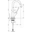 AXOR Starck Single Handle Kitchen Faucet-9780534