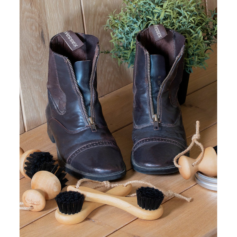 Natural By Hillbrush Cleaning Brushes, Black