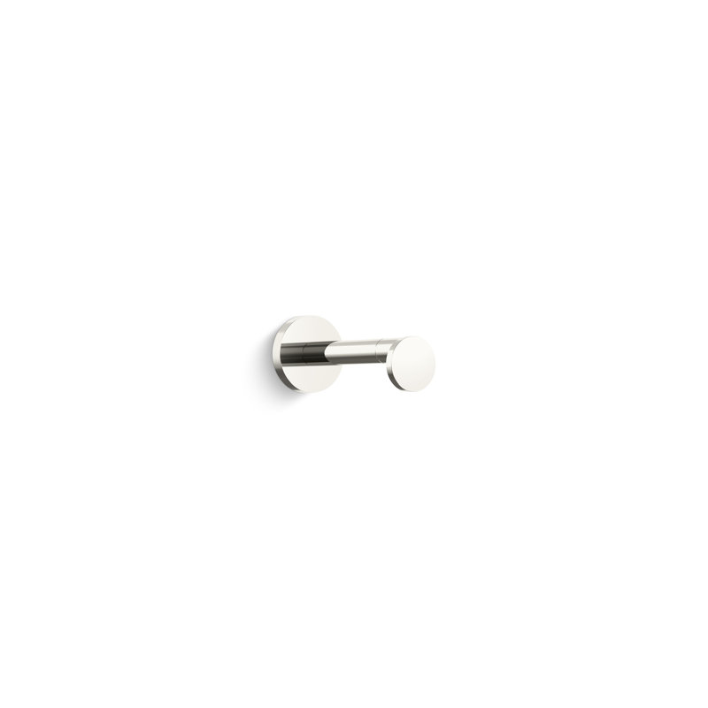 One™ Wall Mount Toilet Paper Holder, Nickel Silver