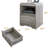 Nightstand Set Of 2, Bedside Table With Drawer Storage And Open Compartment, Nightstands End Table 22" Large Curved Edge Design Night Stands For Bedroom Living Room Sofa Office-1759616633