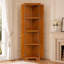 Armoire de rangement 4 niveaux à 4 niveaux avec 8 portes, tablettes réglables et finition chêne pour l'organisation à la maison-523677383