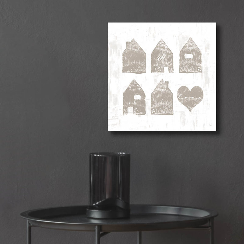 «Home Sweet Home III» par Sarah Adams, H 12 po x l 12 po x P 0,13 po