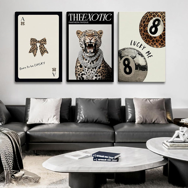 3 Piece Wrapped Canvas Print, 40cm H x 30cm W