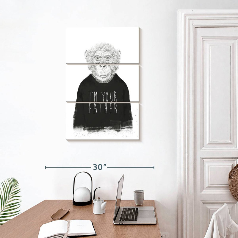 Brampt I'm Your Father, 32" H x 20" W