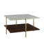 Ensemble de tables basses carrées 2 pièces