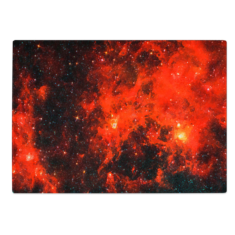 Tempered Glass out of Space Vol.16 Chopping Board, 28.5 cm W x 20 cm L