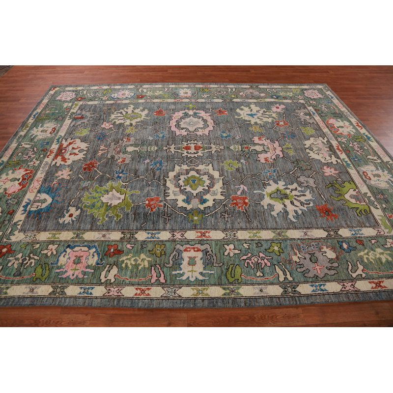 Vegetable Dye Oushak Turkish Area Rug 8x10