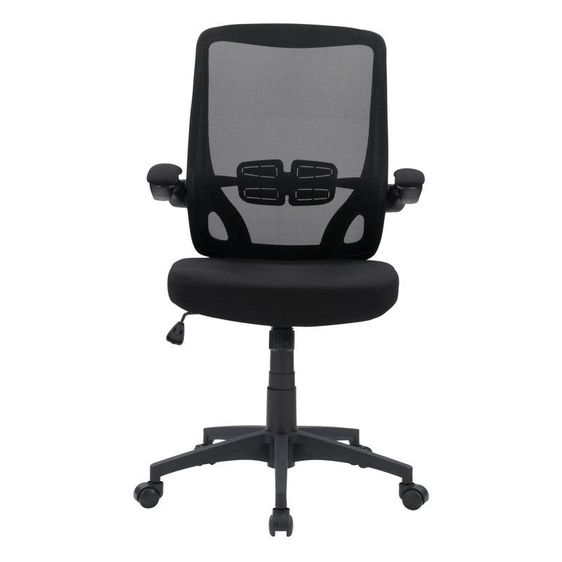 Chaise de bureau Morry, Noir / noir