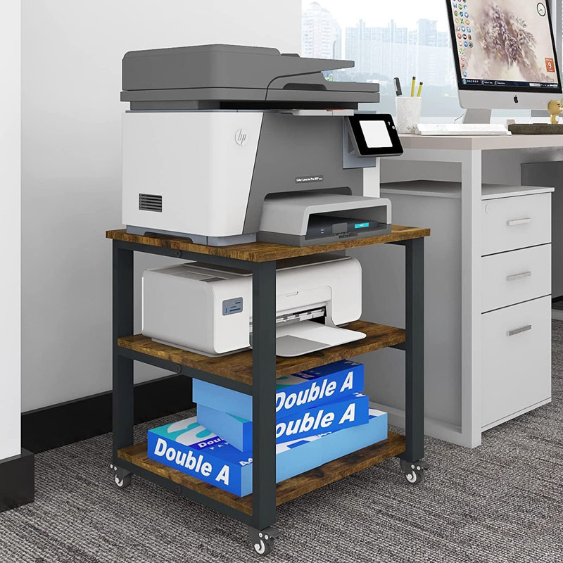 Yerby 50.8cm H x 50cm W Printer Stand with Wheels