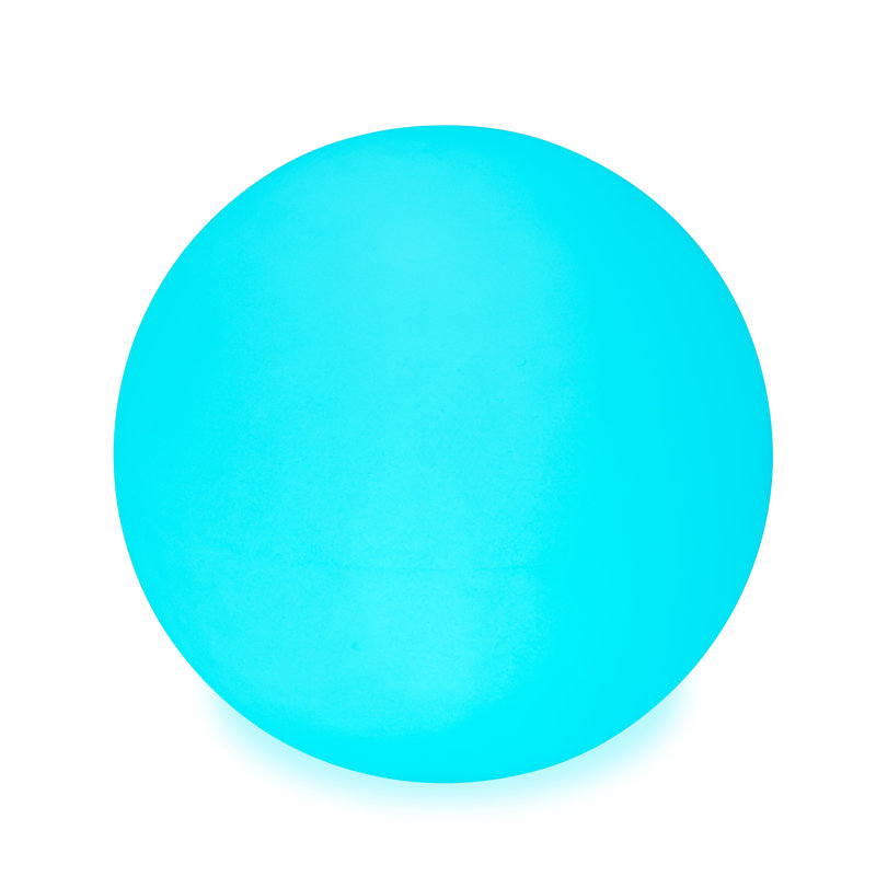 12'' White Sphere LED Color Changing Lamp with Remote