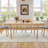 78.74'' Farmhouse Rectangular Dining Table With Drawer-547040978